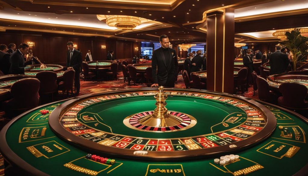 Roulette dengan Batas Tinggi